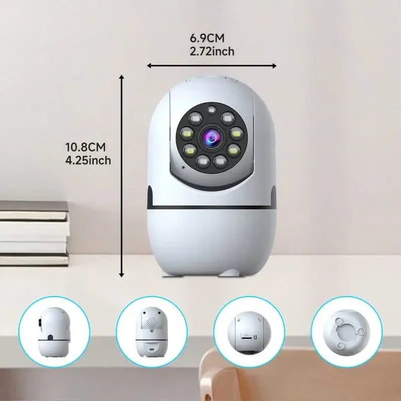 2-Pack: Wireless Security Cameras – 355° Rotation, Night Vision, Motion Detection, Two-Way Audio DailySale