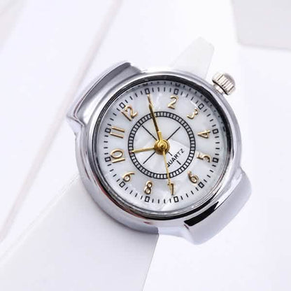 Dial Quartz Watch Creative Steel Cool Elastic Quartz Finger Ring Watch DailySale