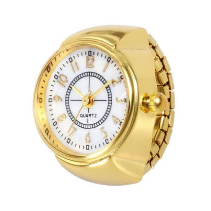 Dial Quartz Watch Creative Steel Cool Elastic Quartz Finger Ring Watch DailySale