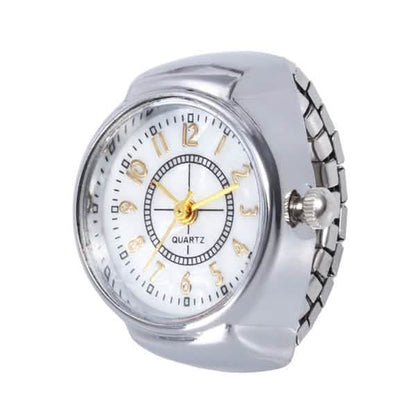 Dial Quartz Watch Creative Steel Cool Elastic Quartz Finger Ring Watch DailySale