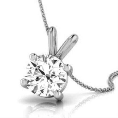 Diamond Engagement Pendant VS1 E Round 1.50 Ct Lab Created IGI Certified Special DailySale