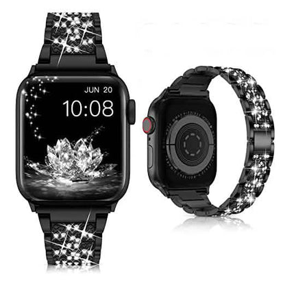 Diamond Rhinestone Stainless Steel Metal Wristband Strap DailySale