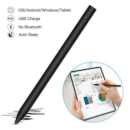 Digital Active Stylus Pen Pencil For iPad Android TouchScreen Fine Tip 1.5mm DailySale