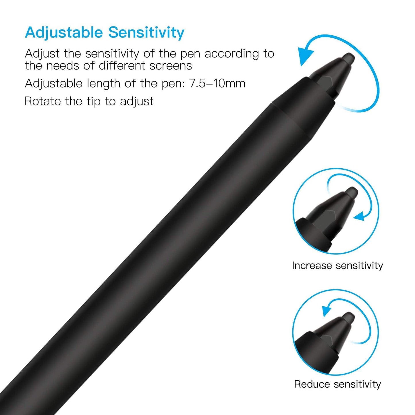 Digital Active Stylus Pen Pencil For iPad Android TouchScreen Fine Tip 1.5mm DailySale