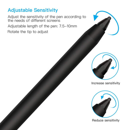 Digital Active Stylus Pen Pencil For iPad Android TouchScreen Fine Tip 1.5mm DailySale