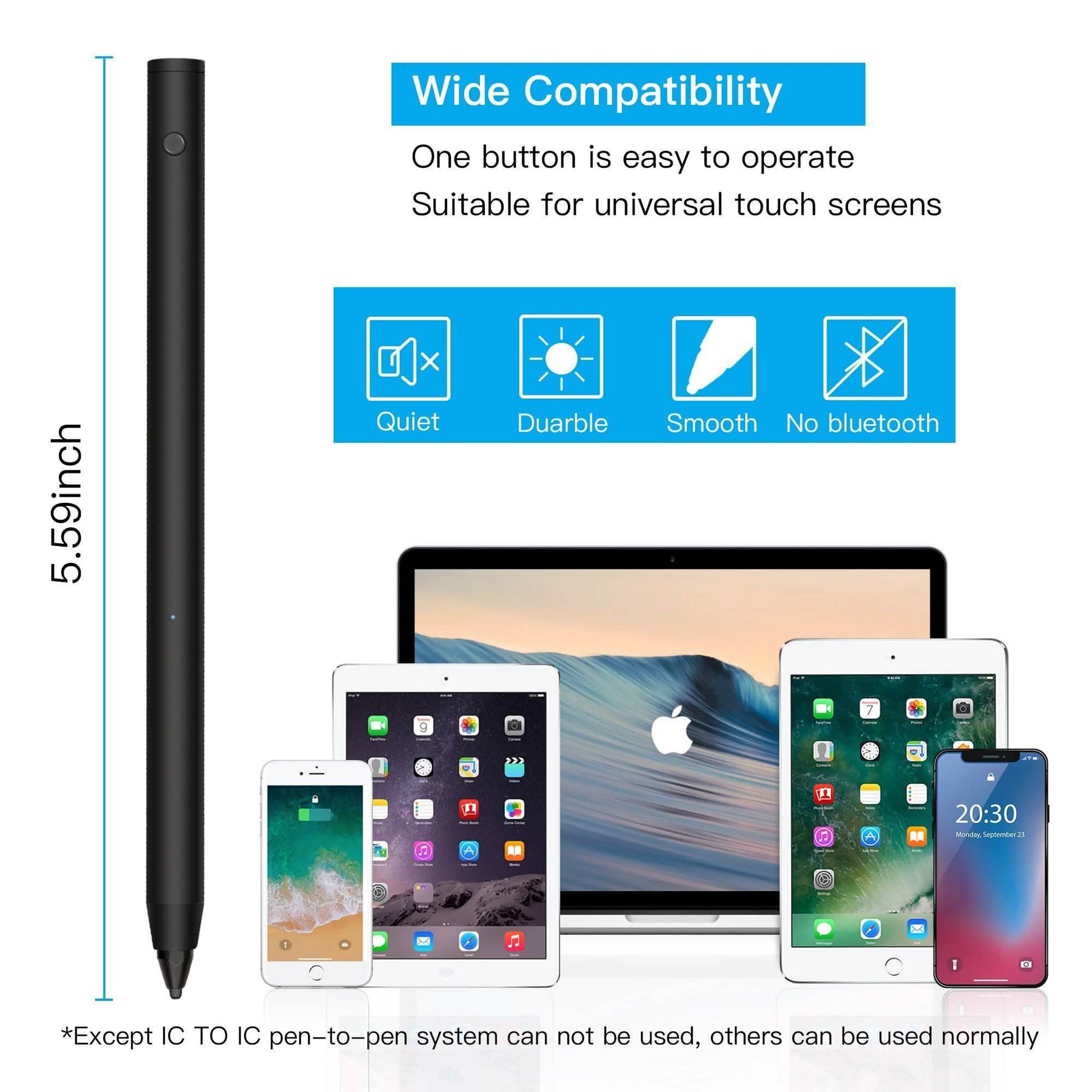 Digital Active Stylus Pen Pencil For iPad Android TouchScreen Fine Tip 1.5mm DailySale