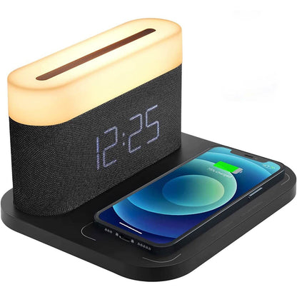Digital Alarm Clock with Wireless Charging DailySale