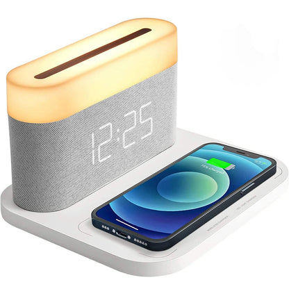 Digital Alarm Clock with Wireless Charging DailySale