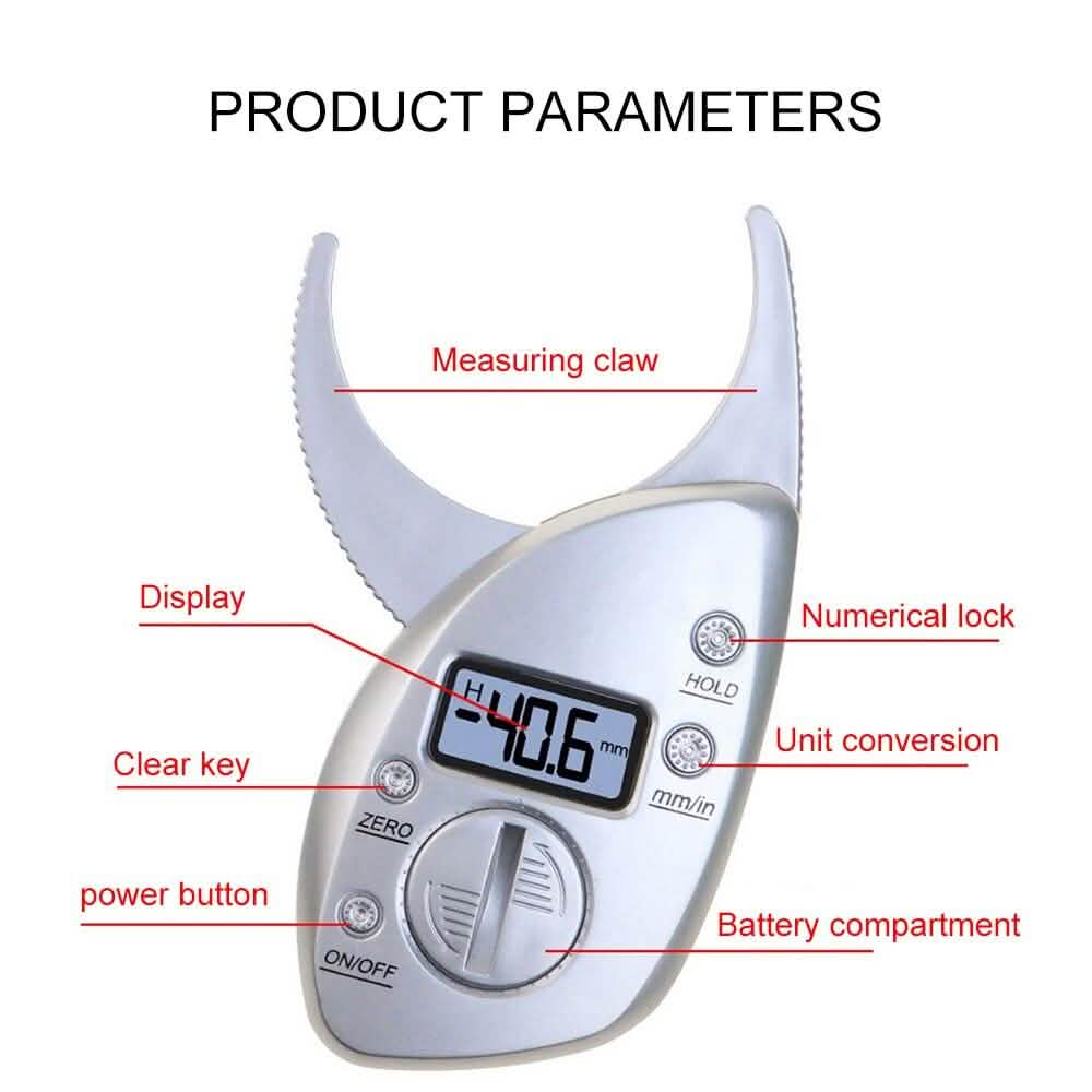 Digital Caliper Body Fat Anlyzer DailySale
