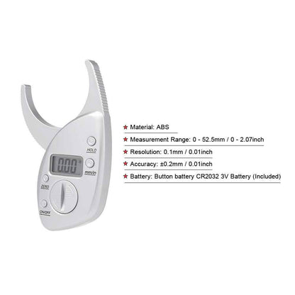 Digital Caliper Body Fat Anlyzer DailySale