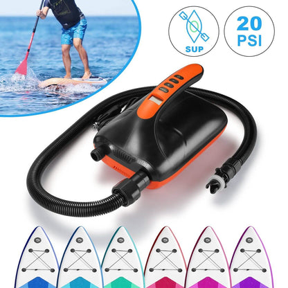 Digital Electric Air Pump Intelligent Dual Stage & Auto-Off Function for Paddle Boards Inflatable Boat Kayaks DailySale