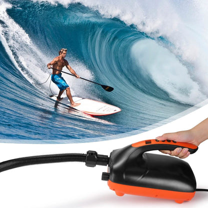 Digital Electric Air Pump Intelligent Dual Stage & Auto-Off Function for Paddle Boards Inflatable Boat Kayaks DailySale