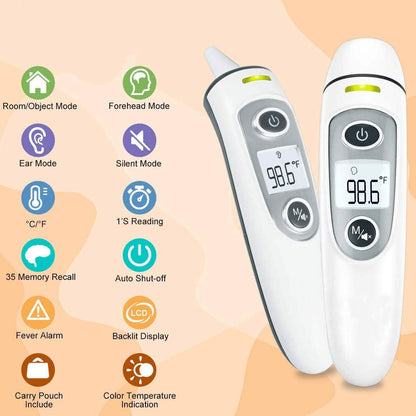 Digital Infrared Forehead and Ear Thermometer - FC-IR100 DailySale