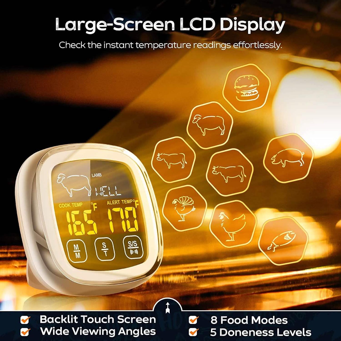 Digital Meat Thermometer for Cooking DailySale