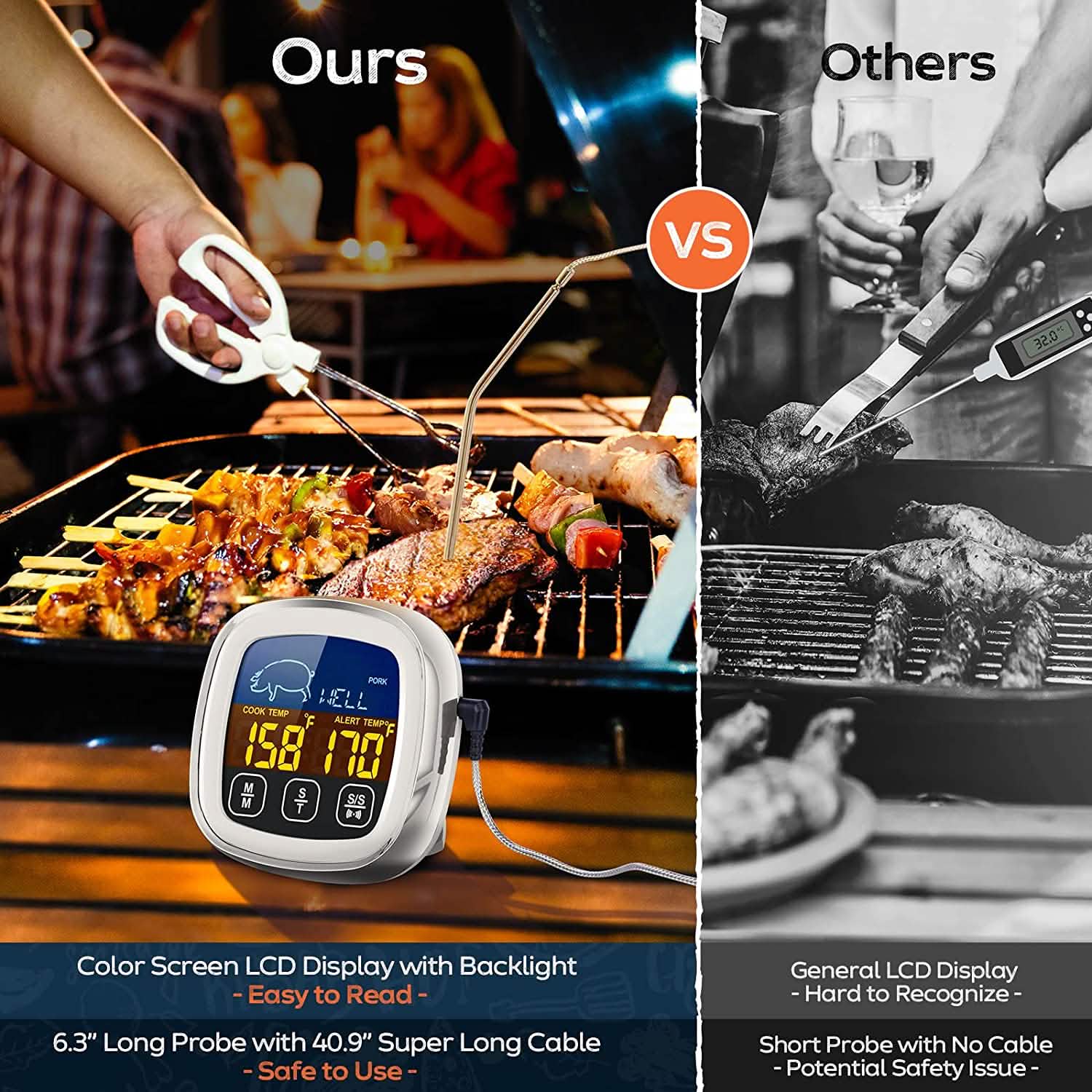 Digital Meat Thermometer for Cooking DailySale