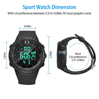 Digital Men's Sports Military Tactical Wrist Watch DailySale
