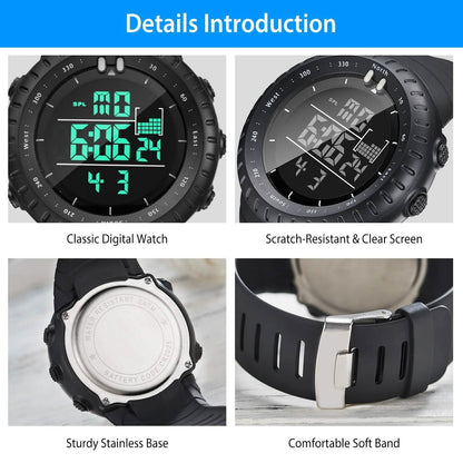 Digital Men's Sports Military Tactical Wrist Watch DailySale