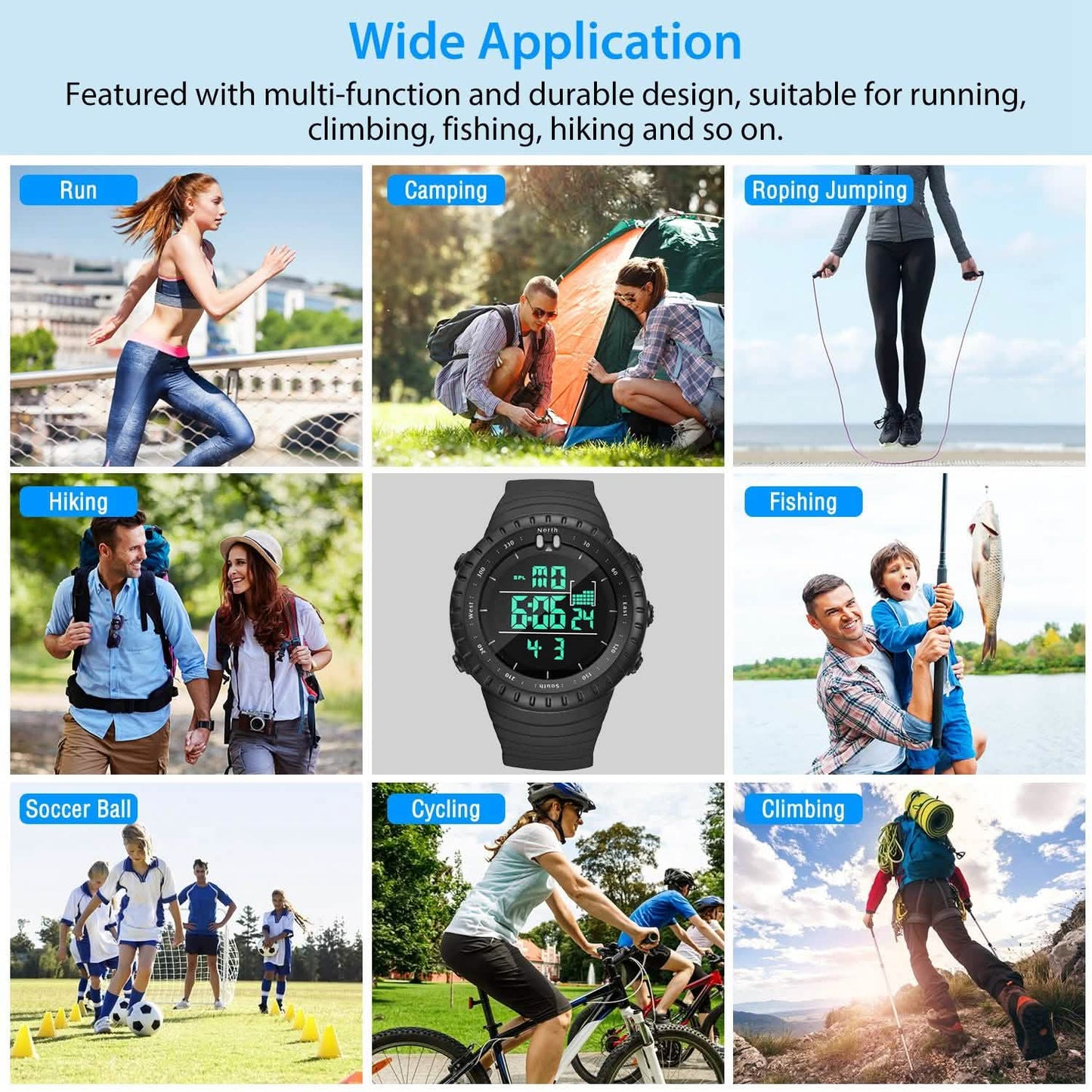 Digital Men's Sports Military Tactical Wrist Watch DailySale