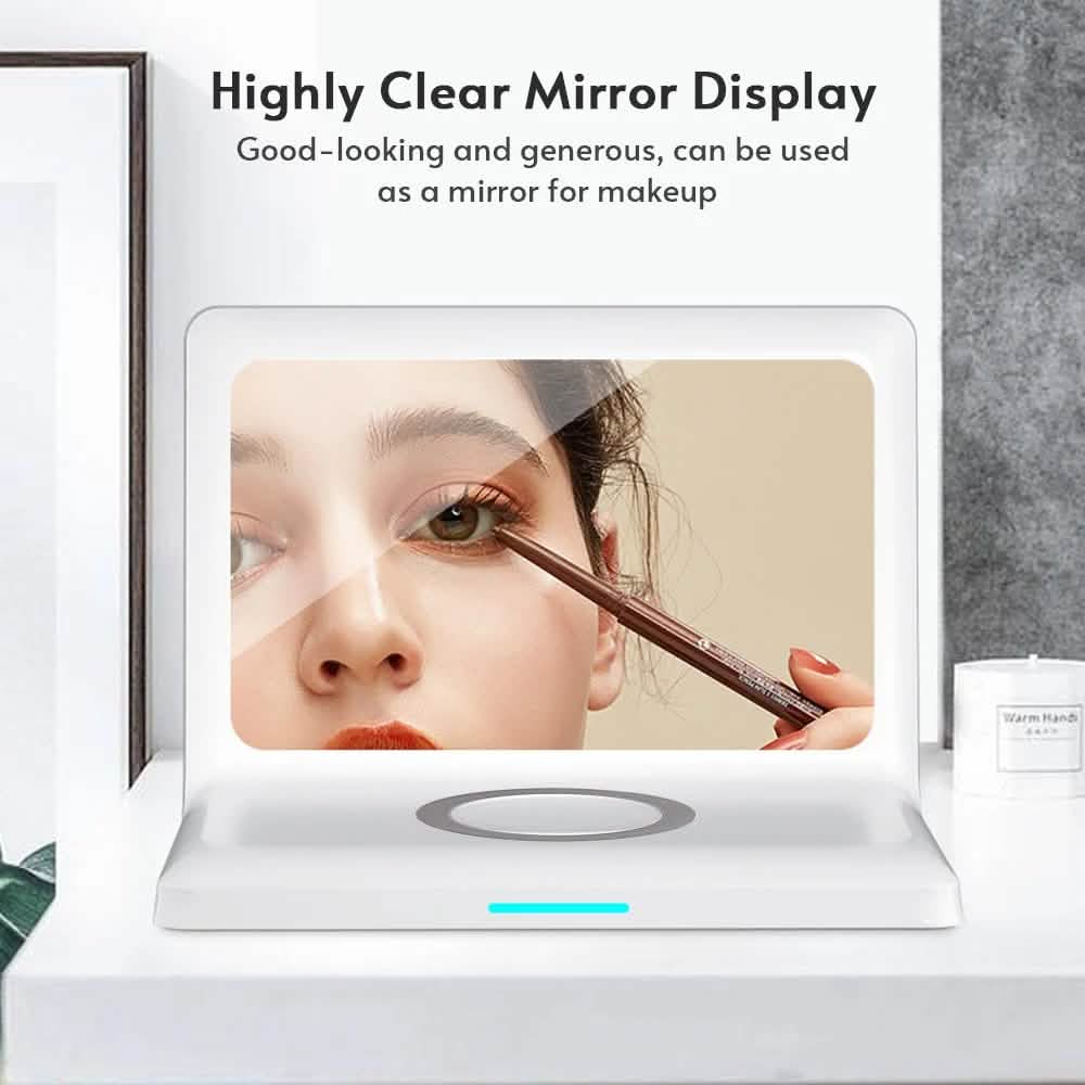 Digital Mirror Clock Wireless Charging Alarm Clock DailySale