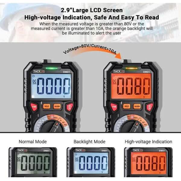 Digital Multimeter TRMS 6000 Counts DailySale