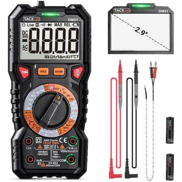 Digital Multimeter TRMS 6000 Counts DailySale