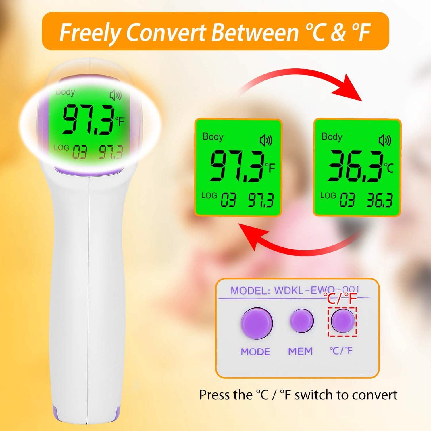 Digital Non-contact Infrared Thermometer DailySale