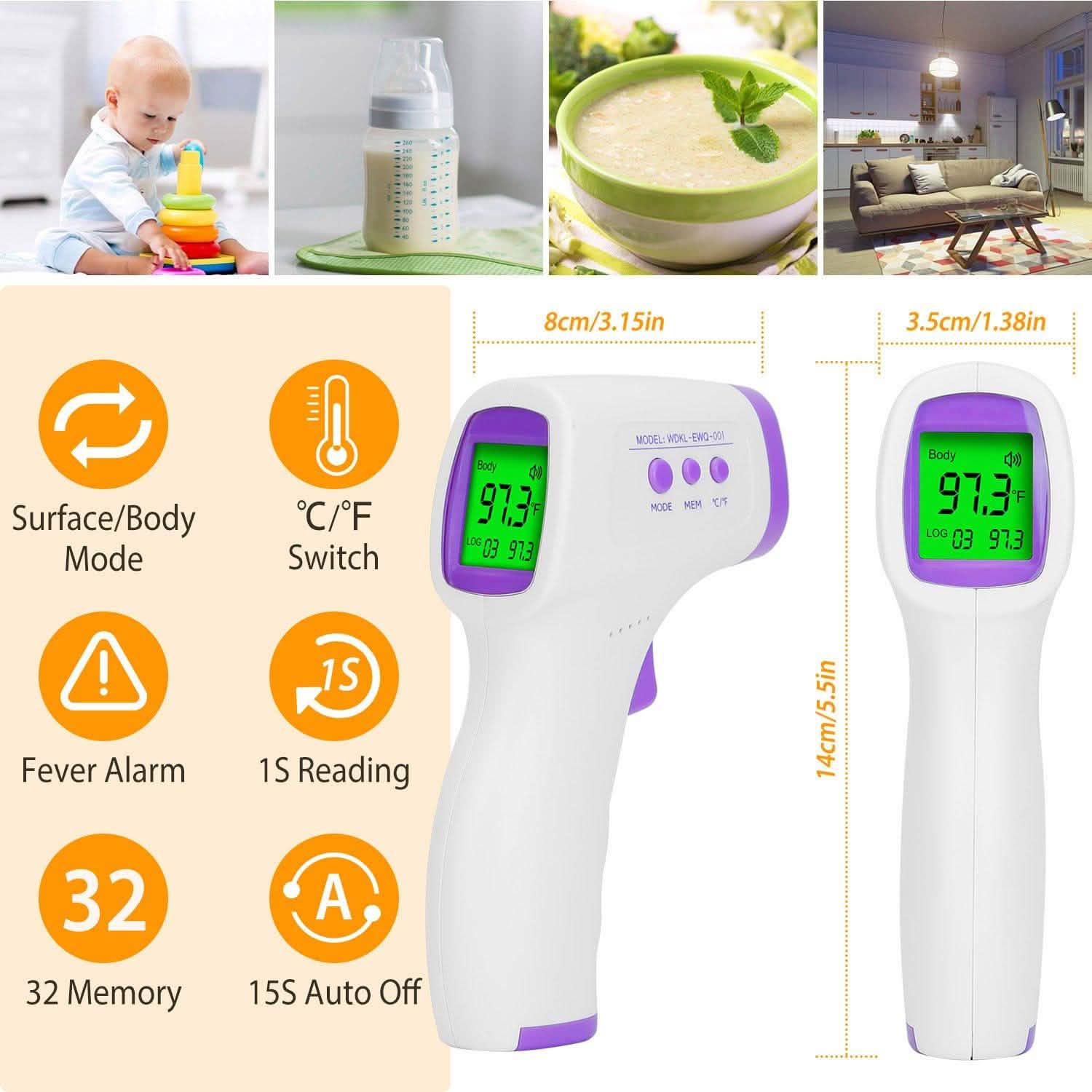 Digital Non-contact Infrared Thermometer DailySale