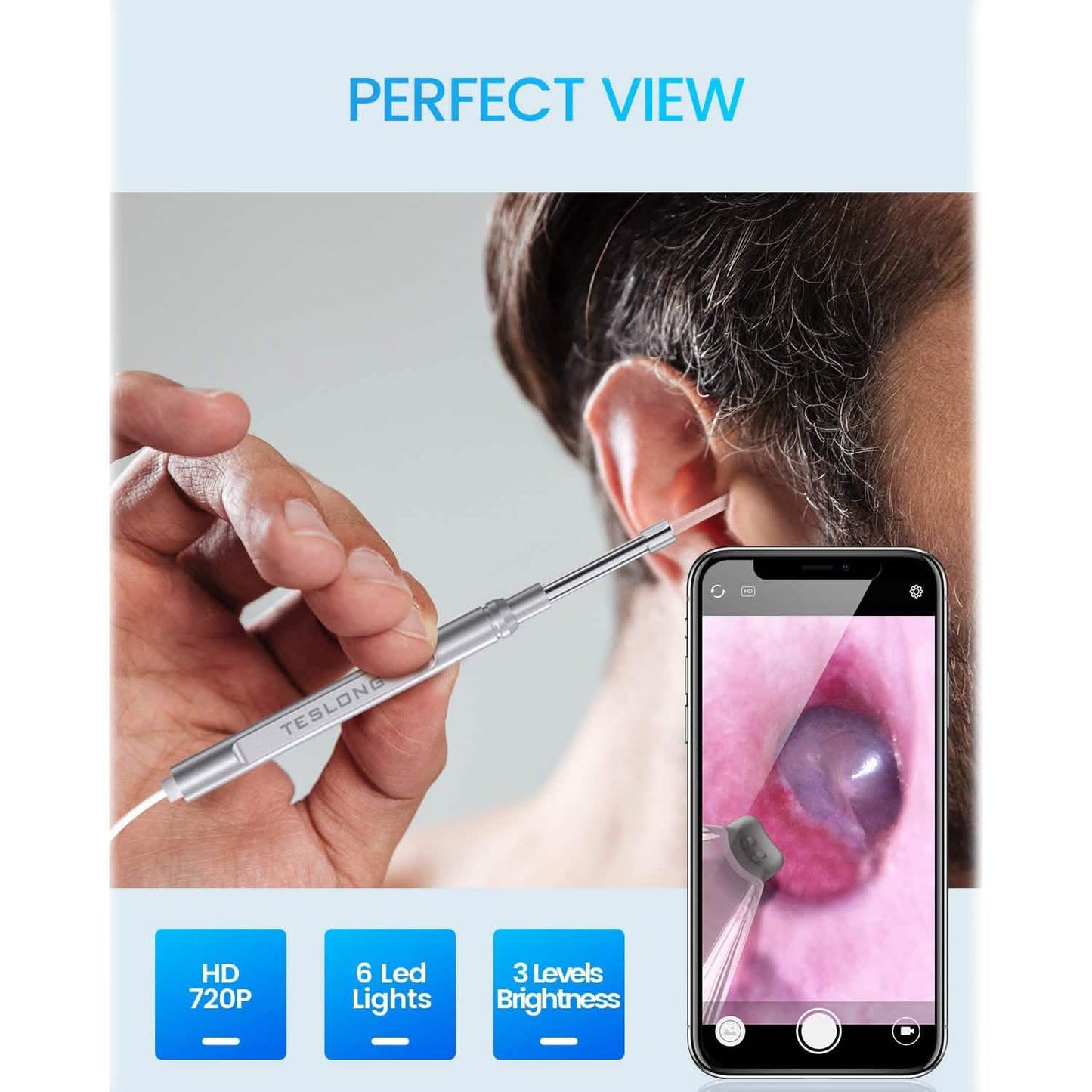 Digital Otoscope Camera with Light DailySale
