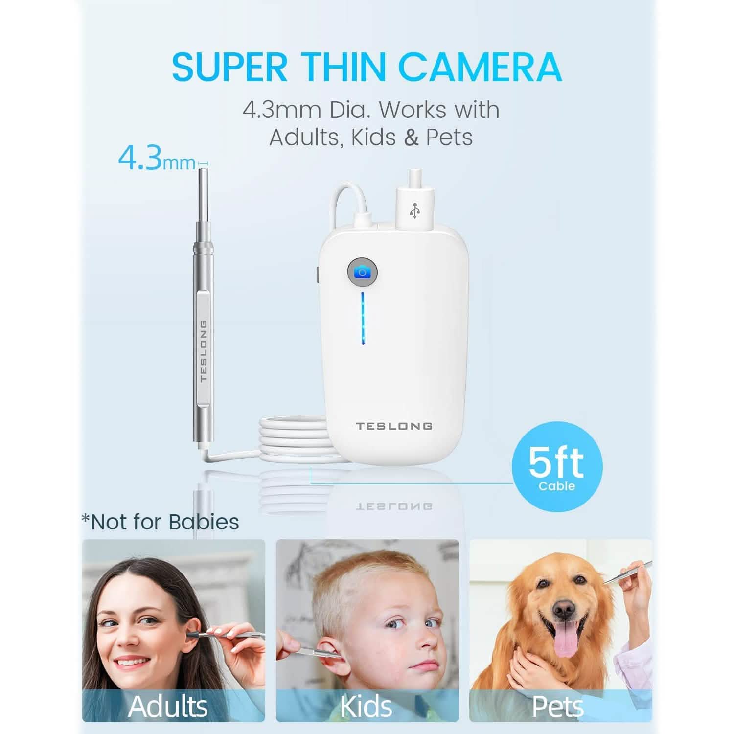 Digital Otoscope Camera with Light DailySale