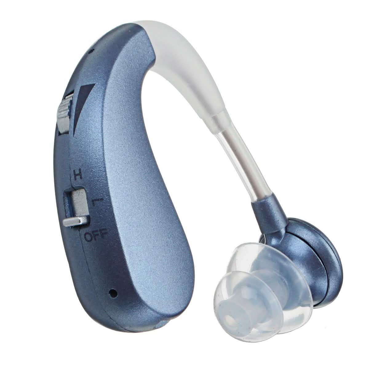 Digital Rechargeable Hearing Aids Acousticon Amplifier Audiphone Behind Ear Sound DailySale