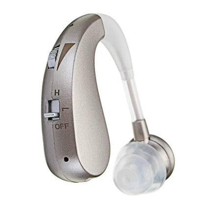 Digital Rechargeable Hearing Aids Acousticon Amplifier Audiphone Behind Ear Sound DailySale