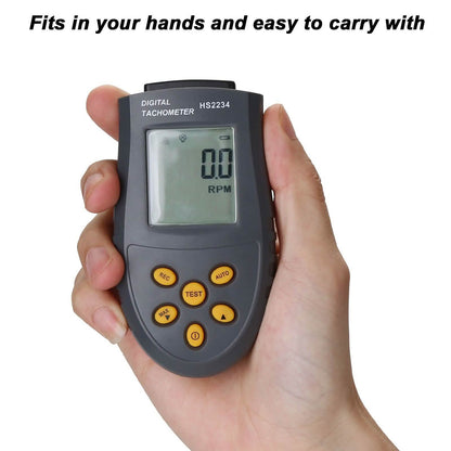 Digital Tachometer 2.5~99,999 RPM Accuracy Non-Contact Laser Photo Tachometer DailySale