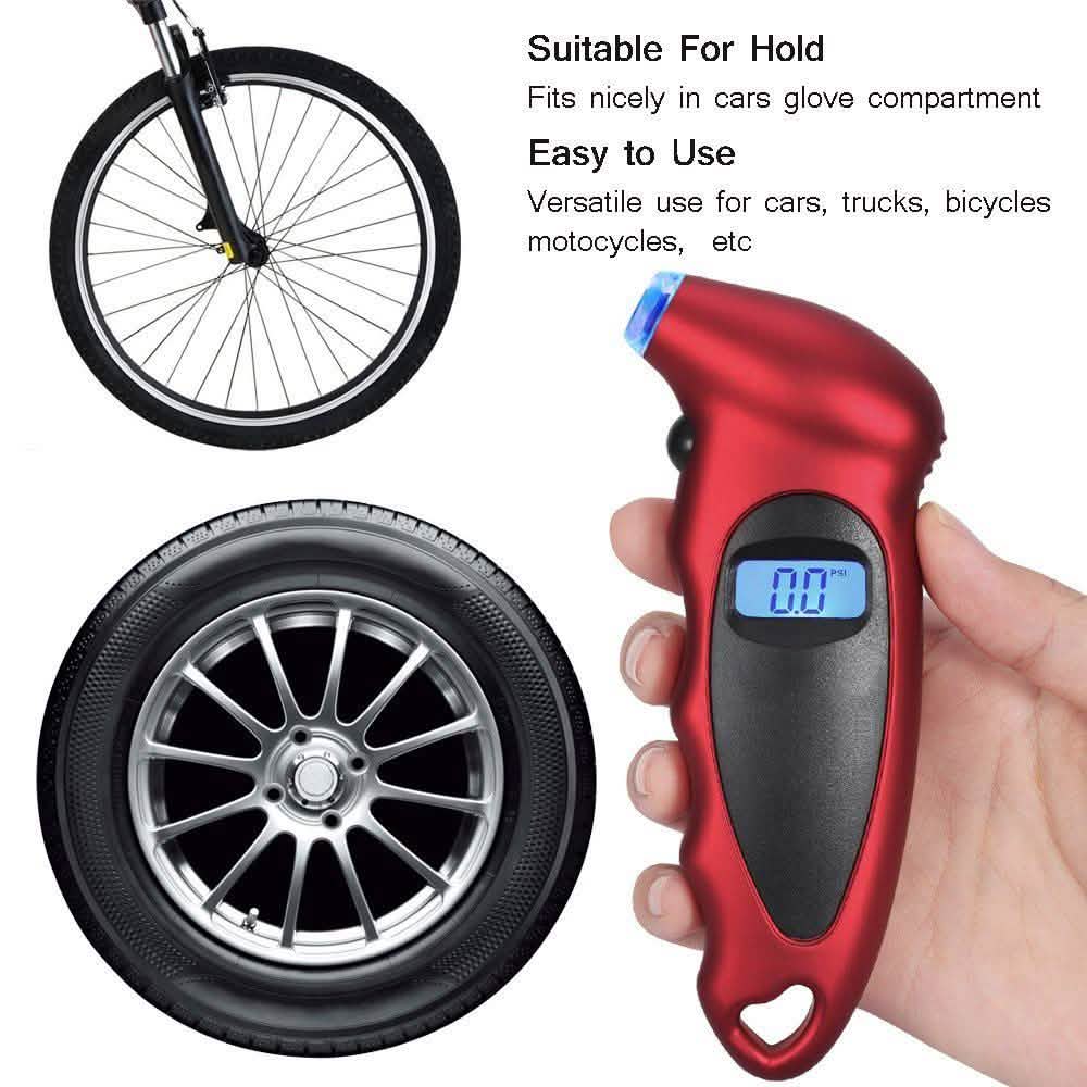 Digital Tire Pressure Gauge 150 PSI 4 Settings DailySale