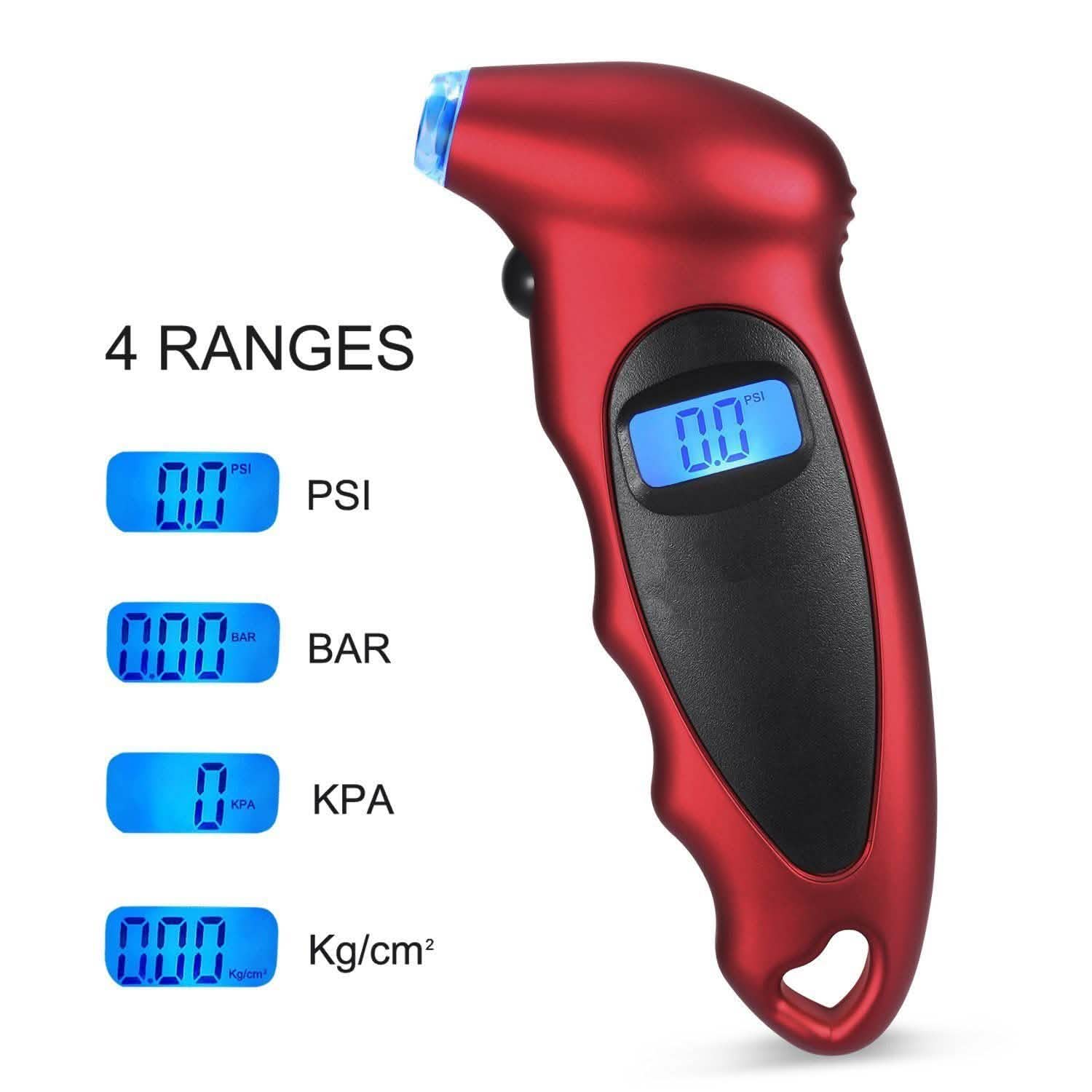 Digital Tire Pressure Gauge 150 PSI 4 Settings DailySale