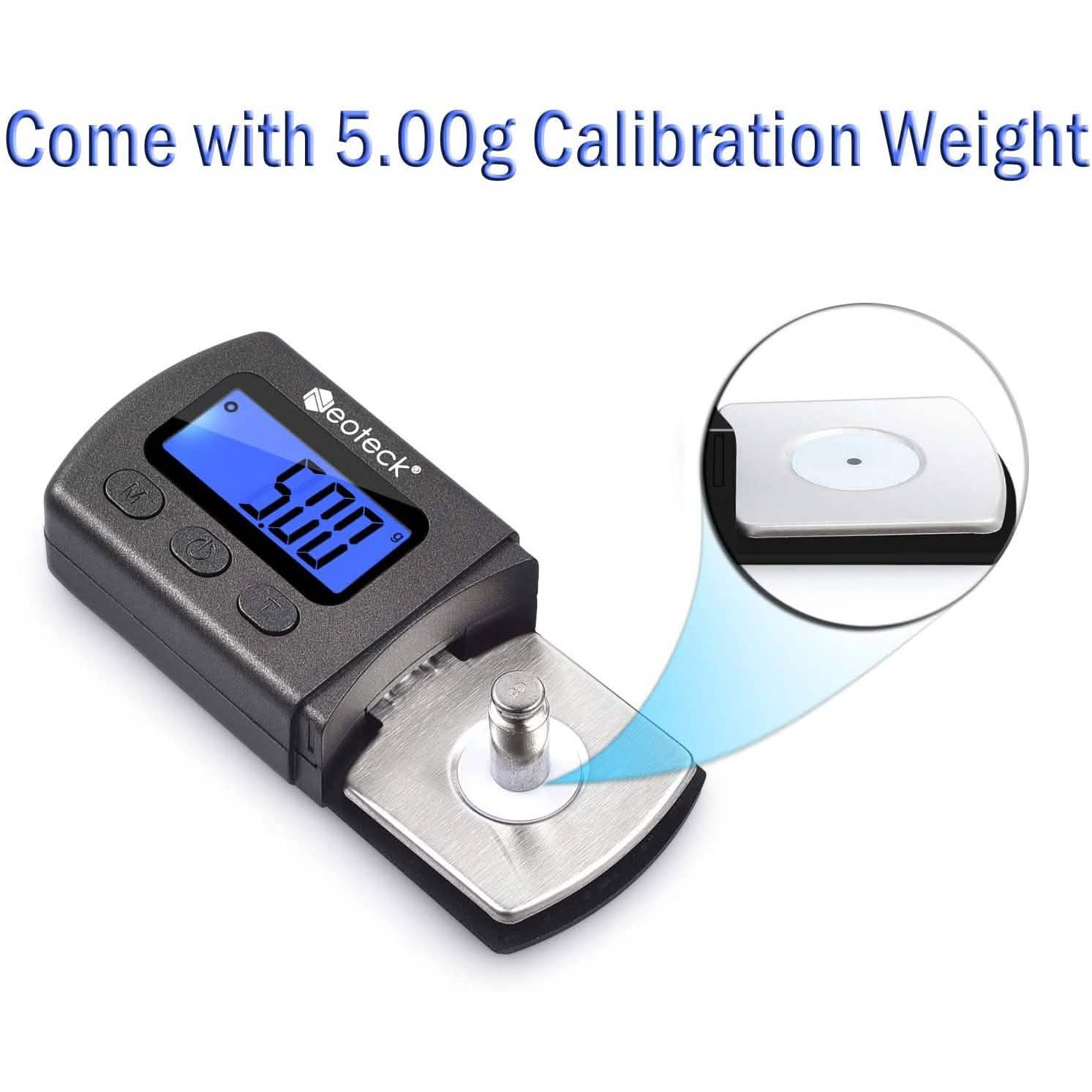 Digital Turntable Stylus Force Scale Gauge 0.01g/5.00g Blue LCD Backlight for Tonearm Phono Cartridge DailySale