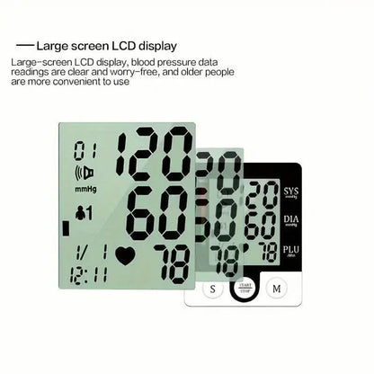 Digital Wrist Blood Pressure Monitor for Adults - Voice-Activated, Heart Rate & Adjustable Cuff DailySale