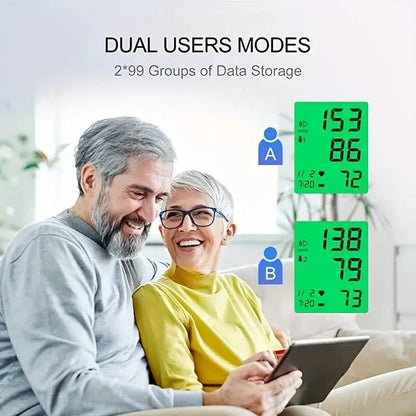 Digital Wrist Blood Pressure Monitor for Adults - Voice-Activated, Heart Rate & Adjustable Cuff DailySale