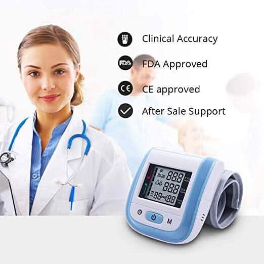 Digital Wrist Blood Pressure Monitor Heart Rate Pulse Meter Measure DailySale