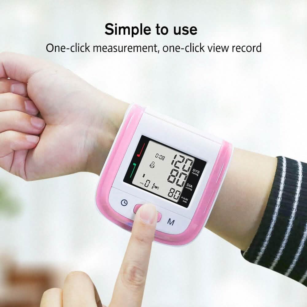 Digital Wrist Blood Pressure Monitor Heart Rate Pulse Meter Measure DailySale