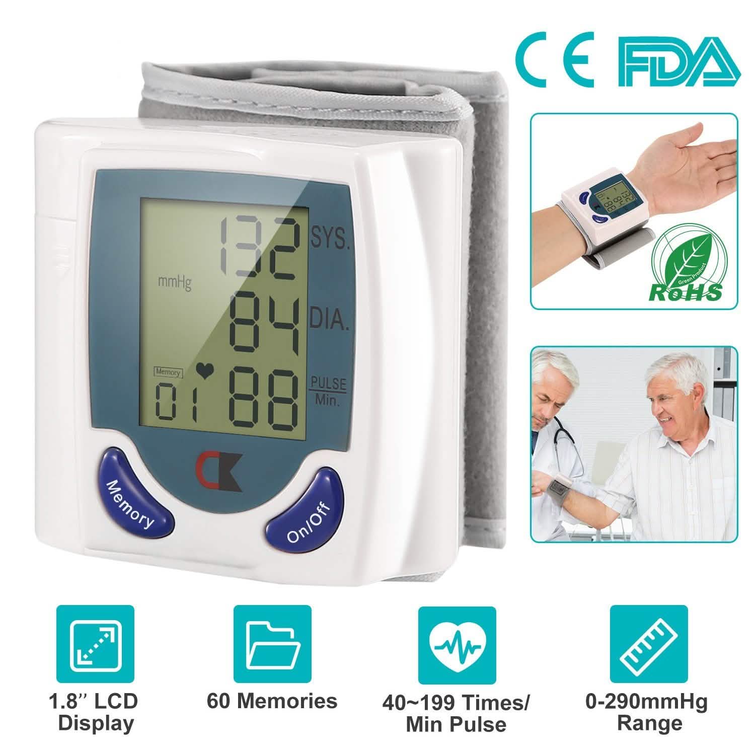 Digital Wrist Blood Pressure Monitor DailySale