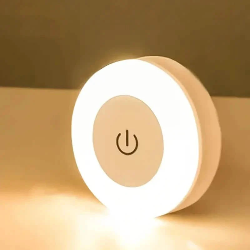 Dimmable Touch Sensor Wall Night Light, 3 Color Modes (White, Warm, Cool) DailySale