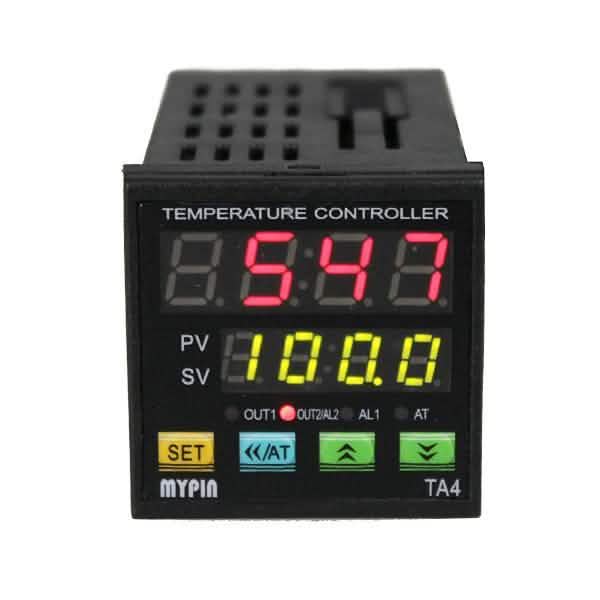 DIN 1/16 TA4-RNR AC/DC Digital PID Temperature Controller Dual Display 1 Alarm DailySale