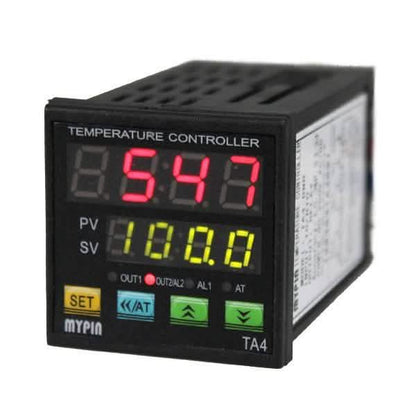 DIN 1/16 TA4-RNR AC/DC Digital PID Temperature Controller Dual Display 1 Alarm DailySale