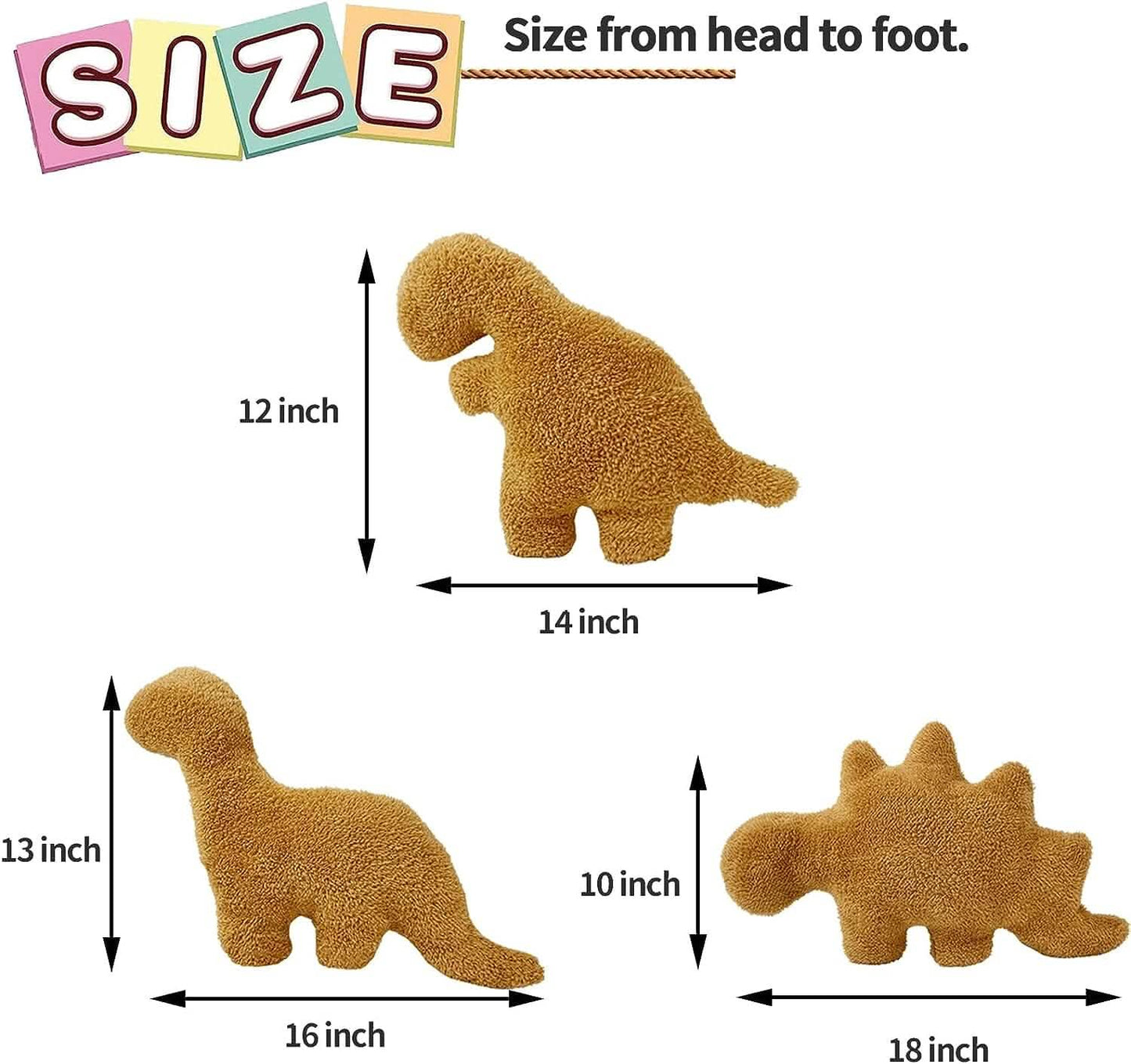 Dinosaur Chicken Nugget Plush DailySale