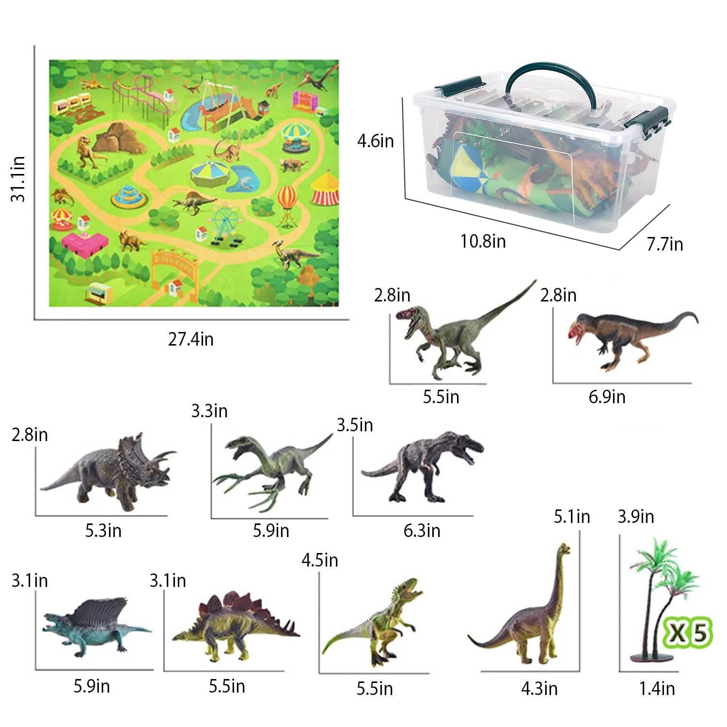 Dinosaur Figure Play Set DailySale