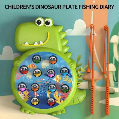 Dinosaur Fishing Plate Toys DailySale