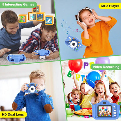 Dinosaur Kids Selfie 48MP 1080P HD Cartoon Digital Camera DailySale
