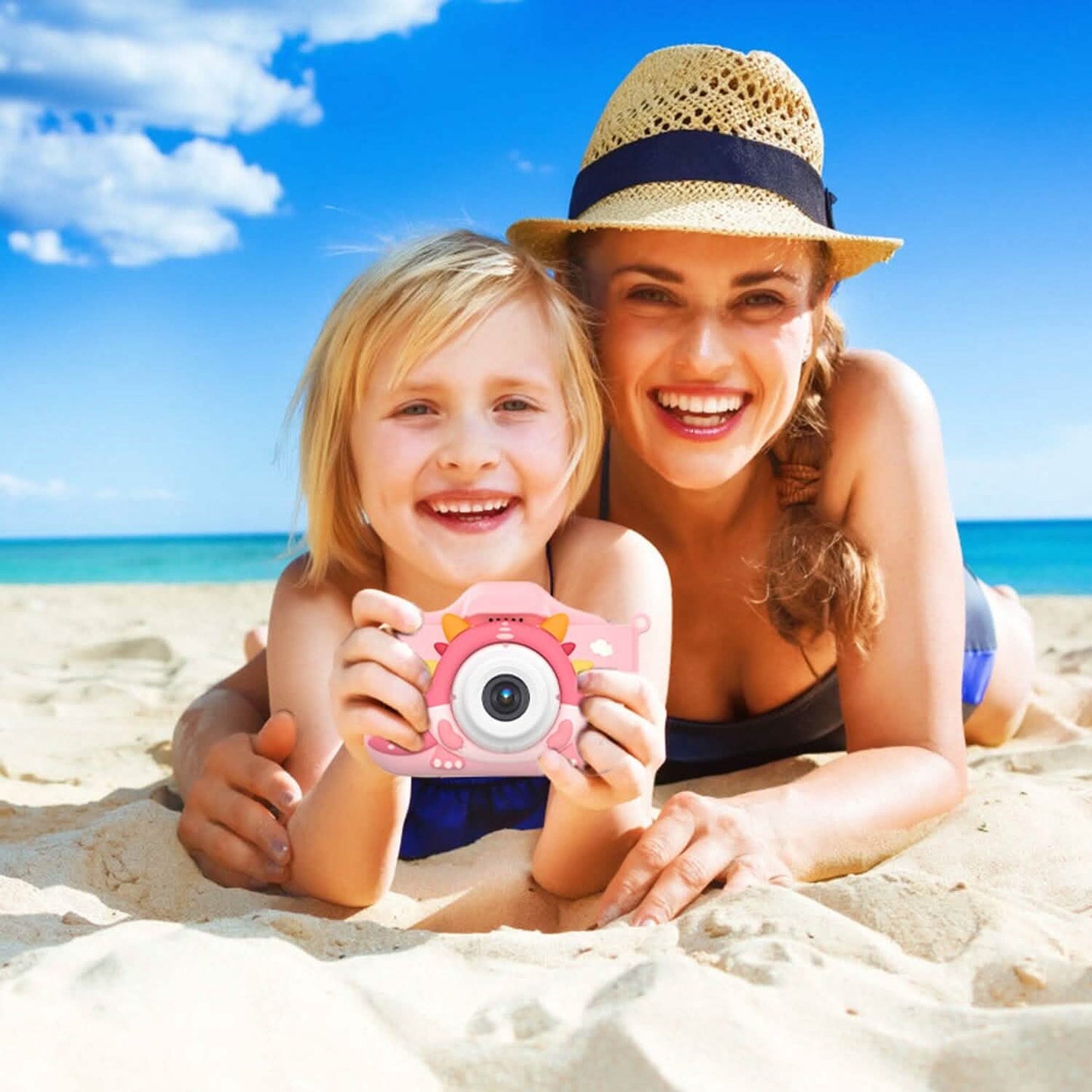 Dinosaur Kids Selfie 48MP 1080P HD Cartoon Digital Camera DailySale