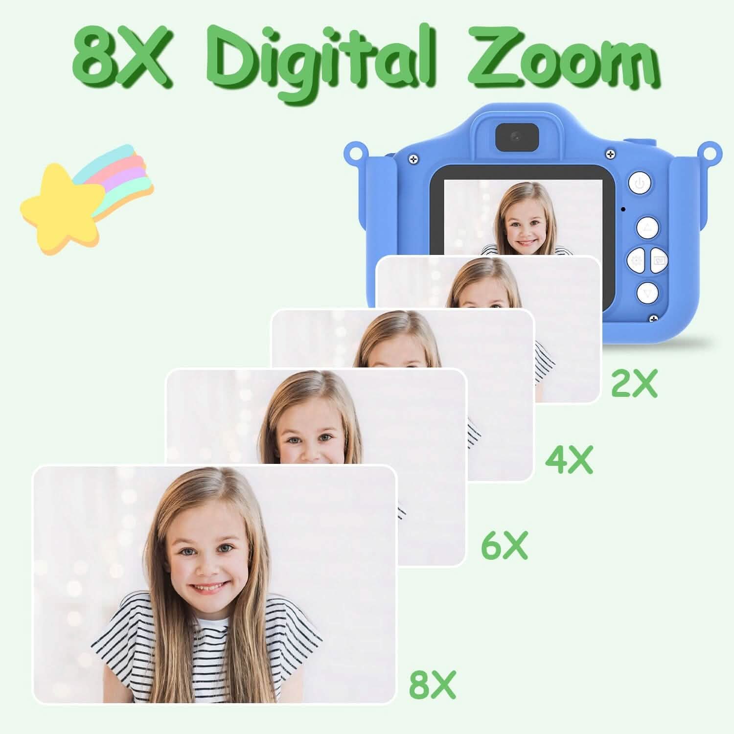 Dinosaur Kids Selfie 48MP 1080P HD Cartoon Digital Camera DailySale