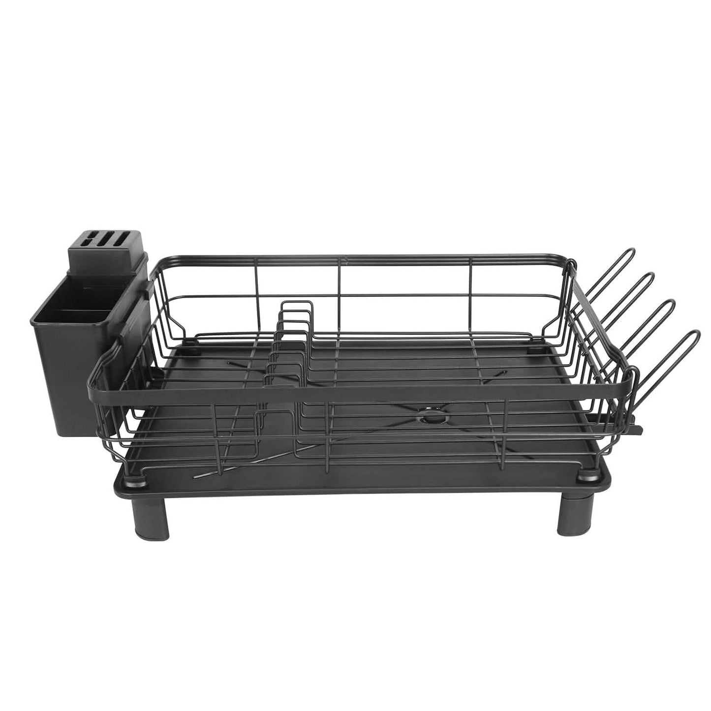 Dish Drying Rack Drain Board Utensil Holder Organizer DailySale